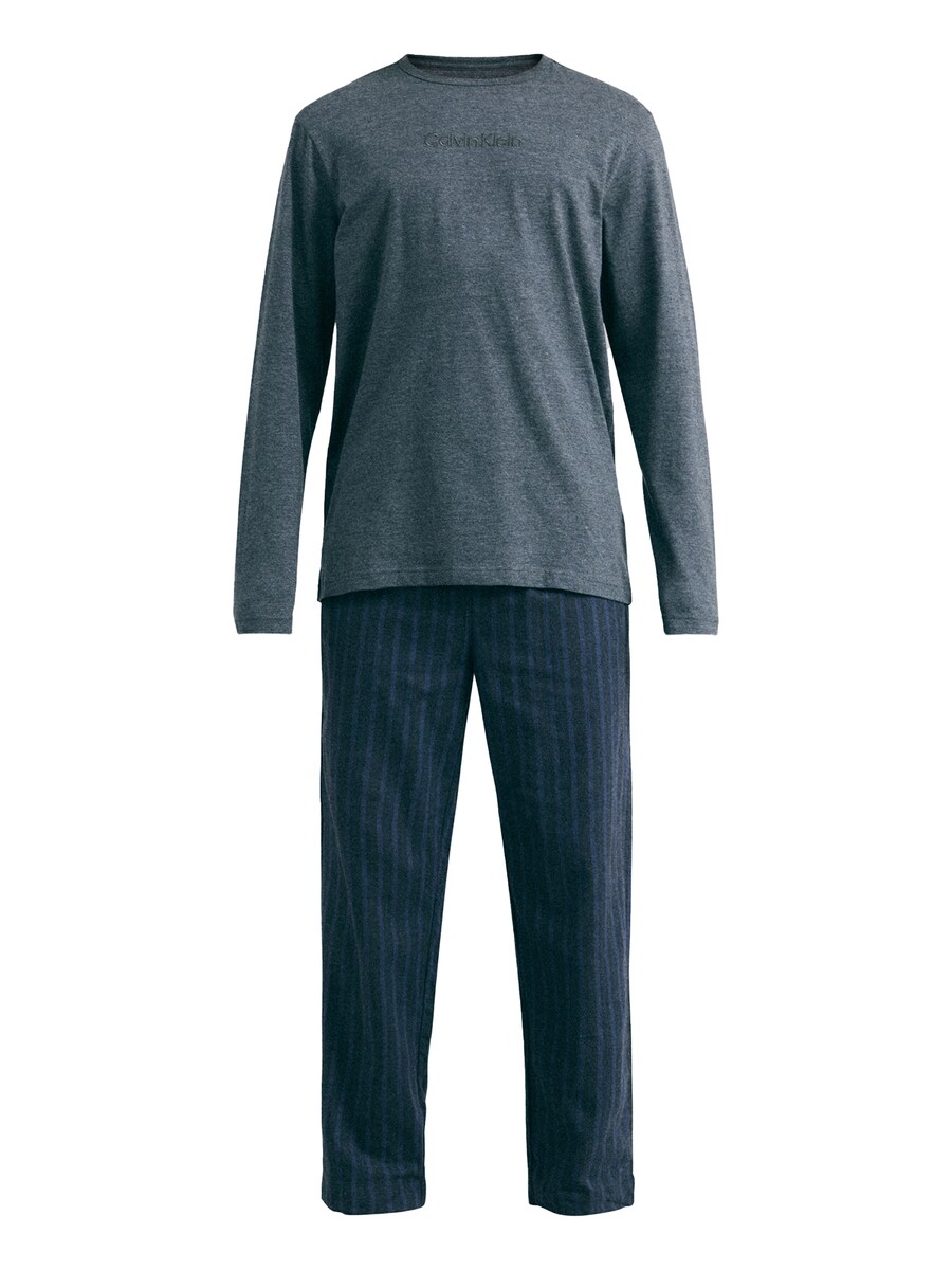 

Обычная длинная пижама Calvin Klein Underwear, черный