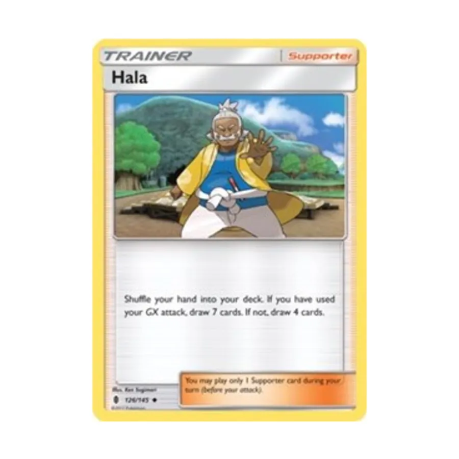 

CCG Хала (У) #126, Pokemon - Sun & Moon - Guardians Rising - Singles