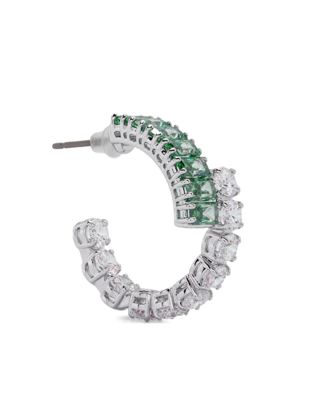 

Серьги-кольца Matrix Swarovski, серебяный