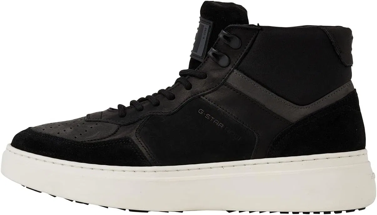 Мужские кроссовки G-STAR RAW Lash Mid Blk M, Black