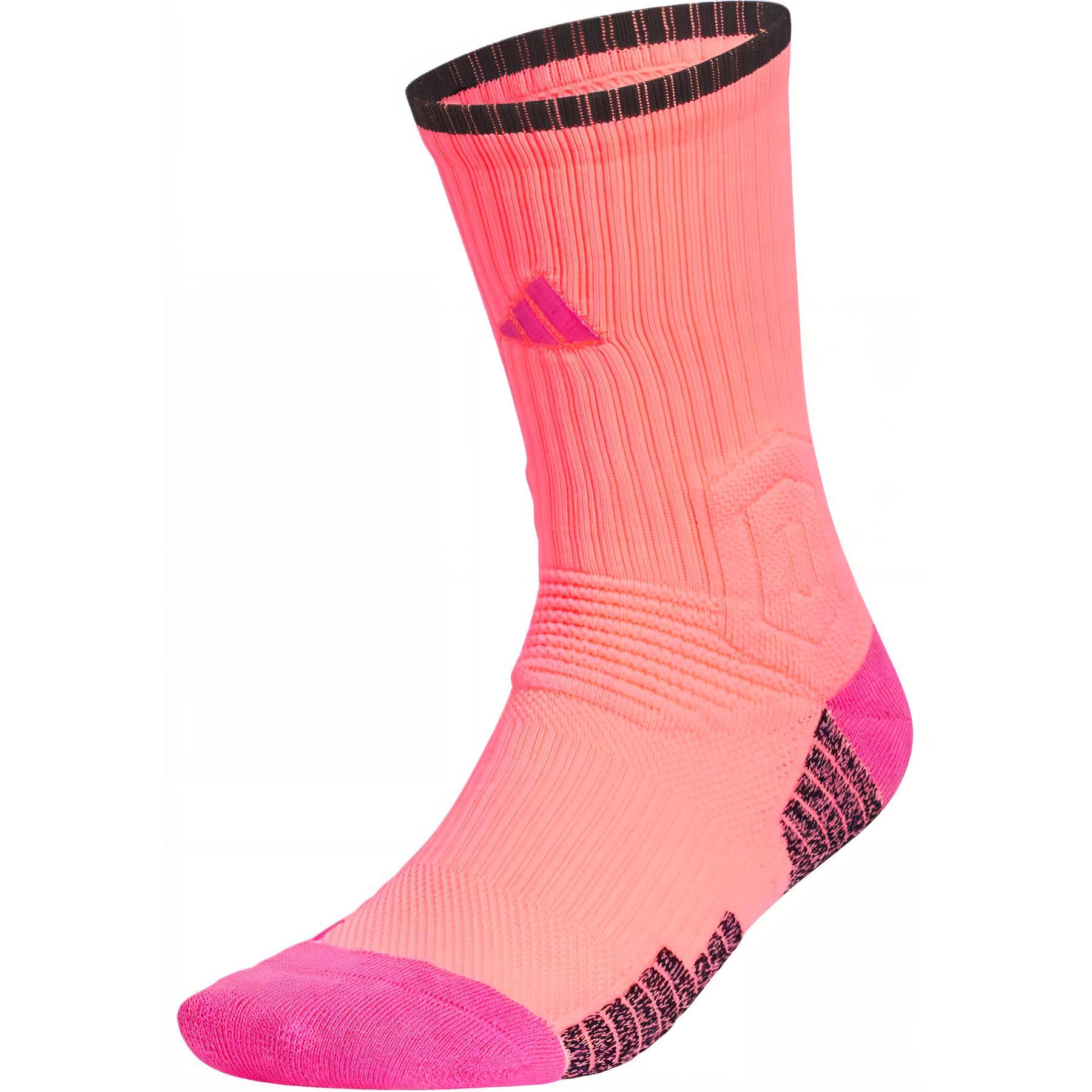 

Баскетбольные носки Crew Select Adidas унисекс 1 упаковка Acid Red