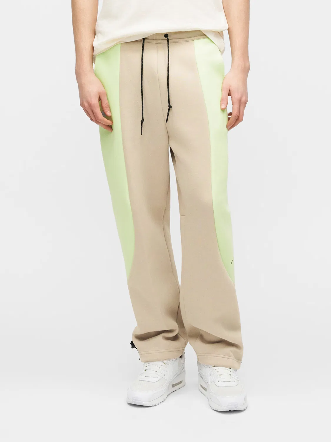 Обычные брюки 'TECH FLC' Nike Sportswear, Cream — фото 2