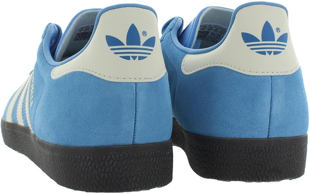 Мужские кроссовки Adidas Gazelle Adv, белый/голубой/золотой — фото 4