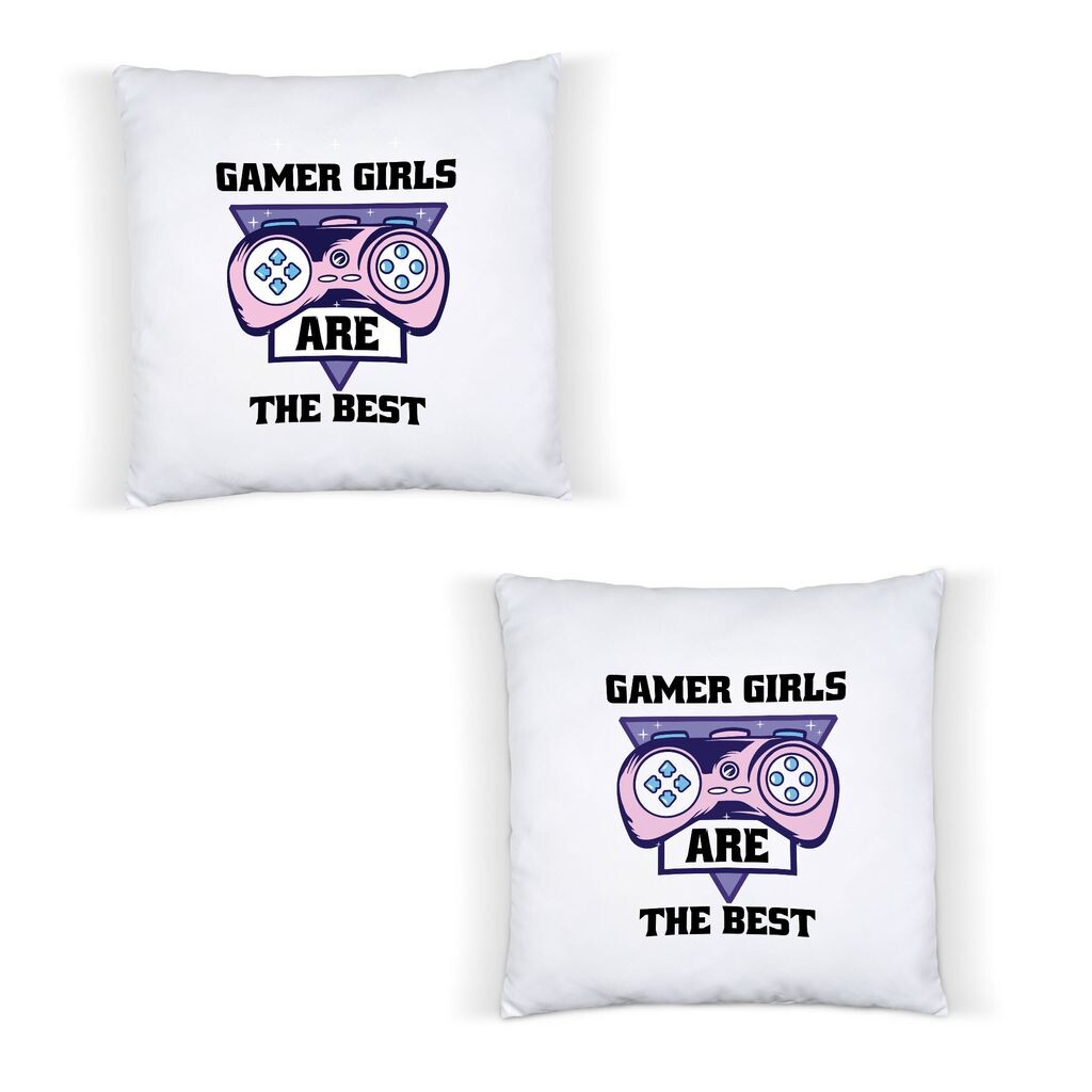 

Подушка Gamer Girls Are The Best с милым мотивом игровой консоли для женщин и девушек, которые любят играть в консольные игры, стримеры и компьютеры Hey!Print