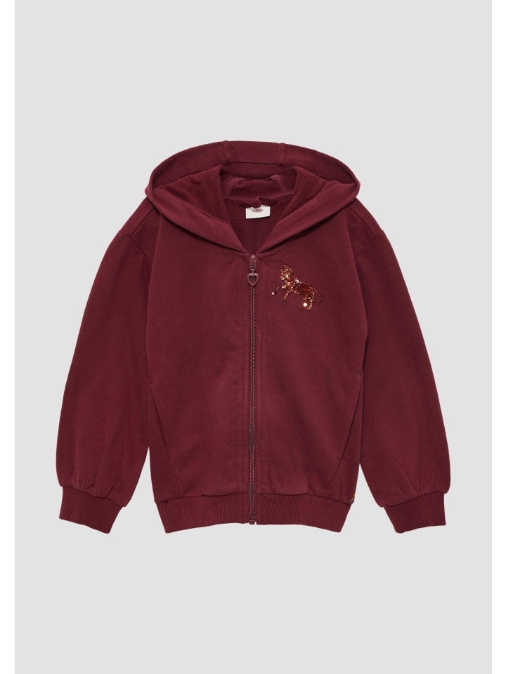 

s.Oliver Толстовка-куртка в цвете 4581_бордовый