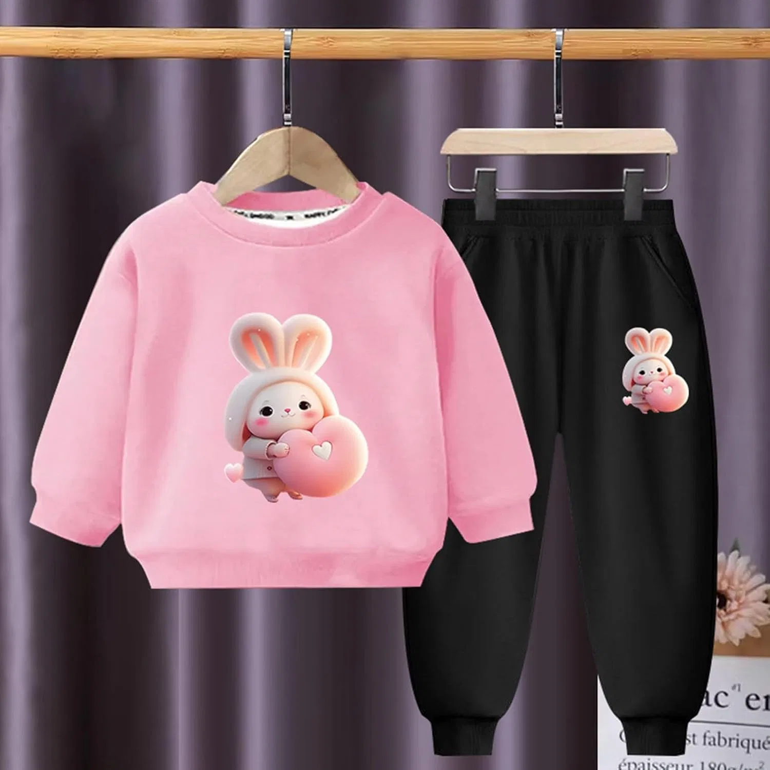 Детский спортивный костюм 2 предмета, вязаный, D-110 Pink Boy Girl — фото 2