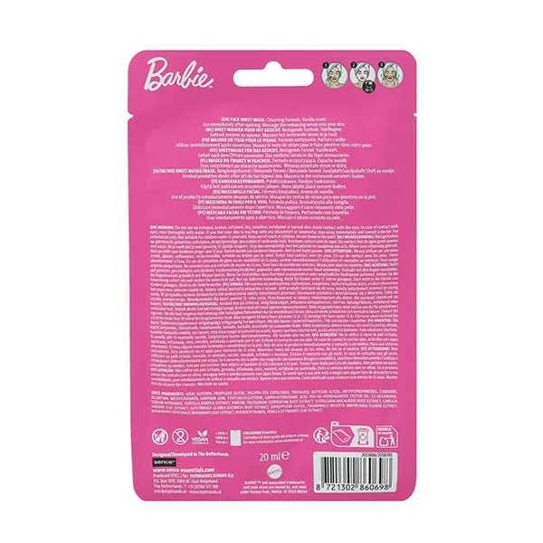 Тканевая маска Sence — С ароматом ванили Barbie Face Sheet Mask — фото 2
