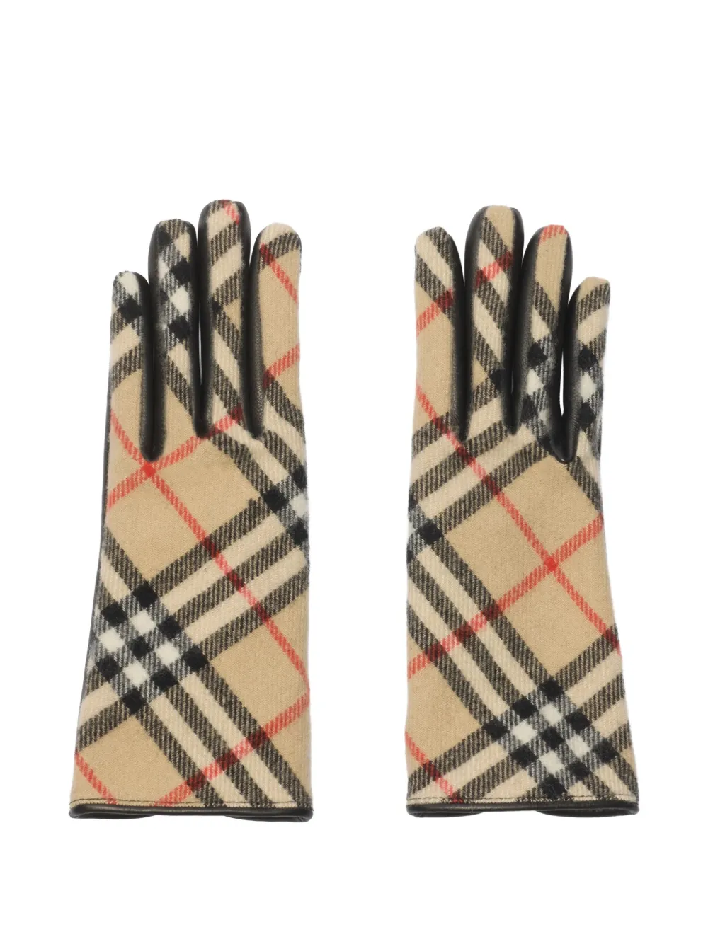 

Перчатки в клетку BURBERRY, нейтральный