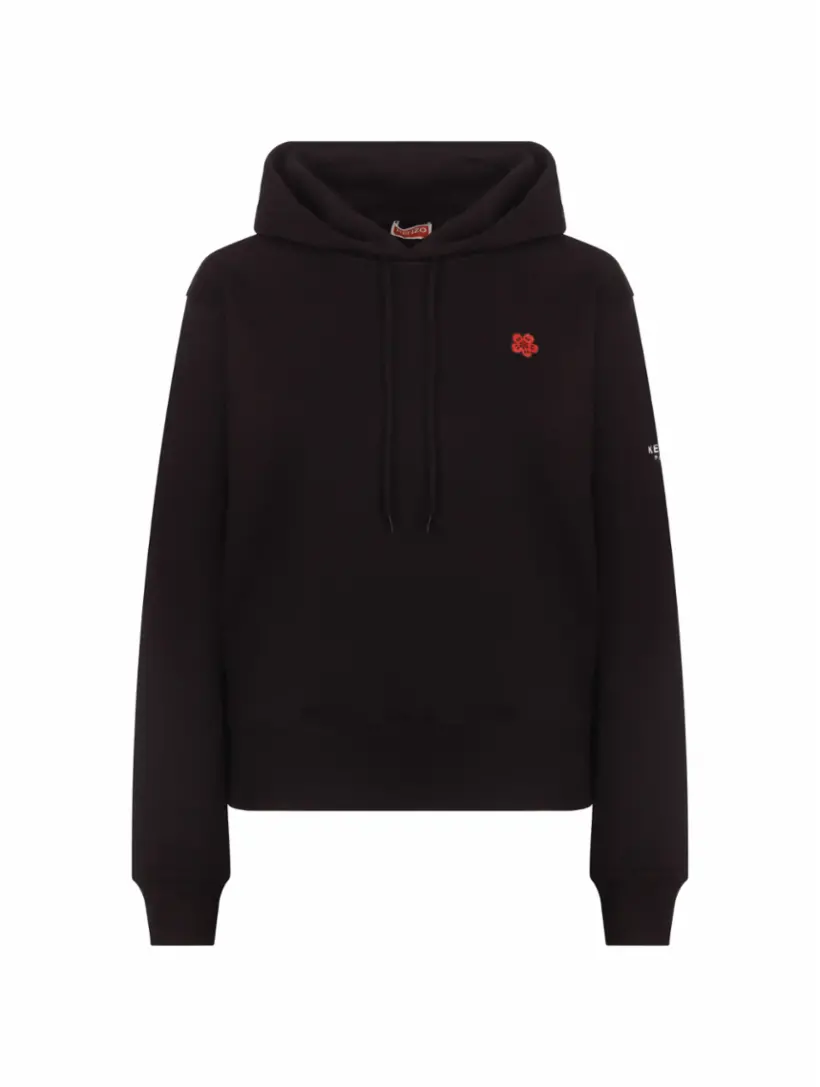 

Хлопковое худи Boke Flower Kenzo, черный