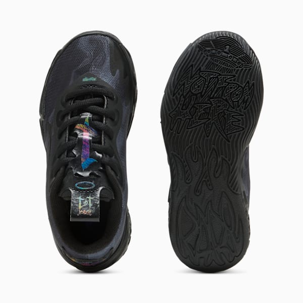 Баскетбольные кроссовки для маленьких детей Puma X Lamelo Ball Mb.04 Lo Team, черный — фото 4