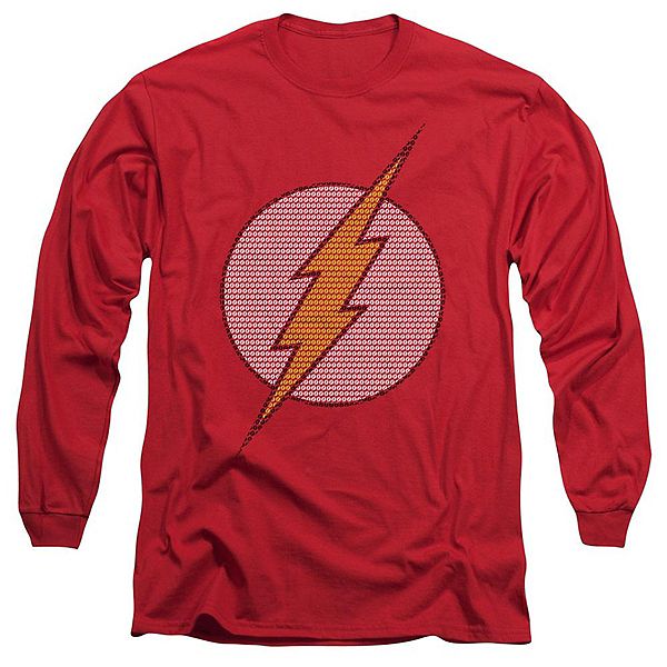 

Футболка с длинным рукавом DC Comics Flash с логотипами Licensed Character