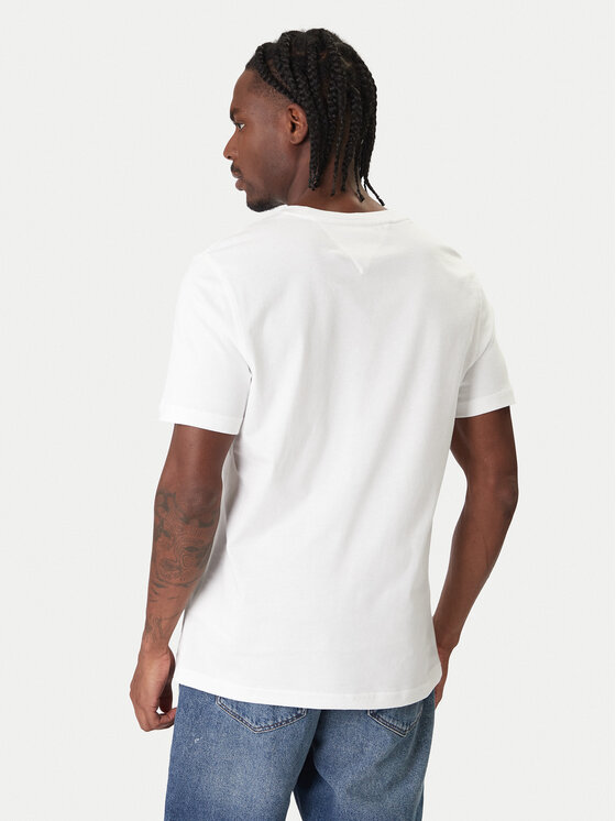 Футболка regular fit Embro Flag MW0MW42736 Tommy Hilfiger, белый — фото 3