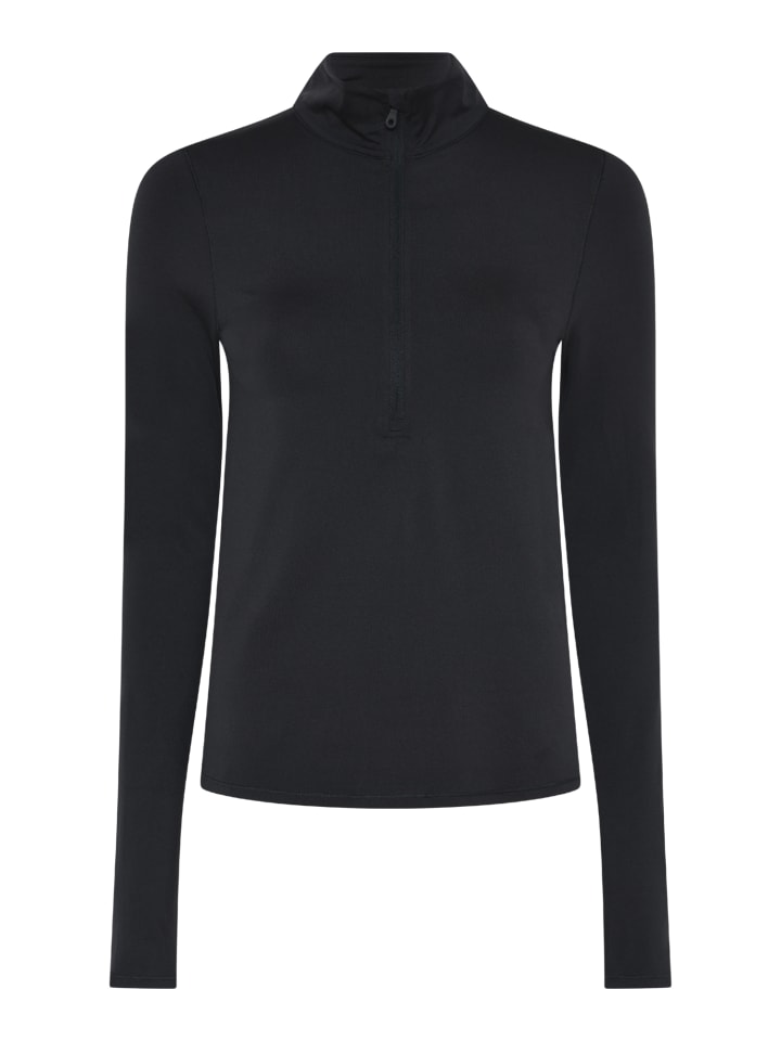 

Топ Reset с длинным рукавом и молнией до середины бедра, черный girlfriend collective