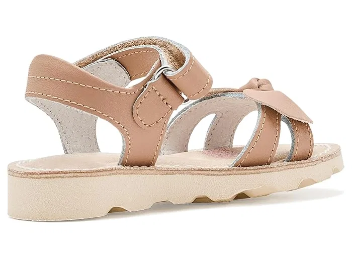 Сандалии с бантом Leigh L'Amour Shoes Kids, Latte Brown — фото 4