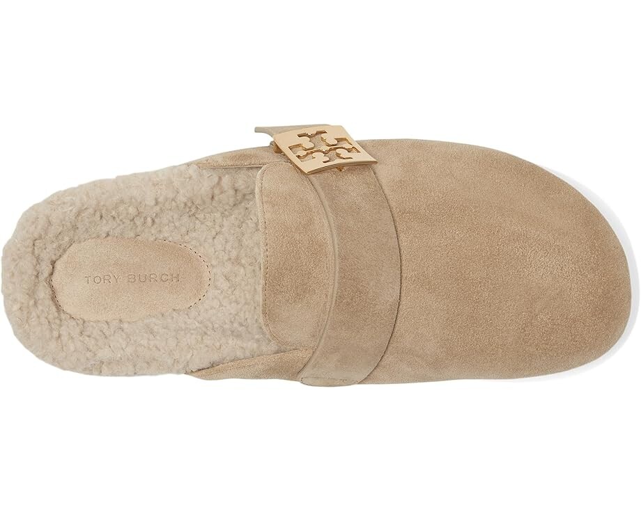 Туфли на плоской подошве Tory Burch Mellow Shearling Mule, цвет Noisette/Taupe — фото 2