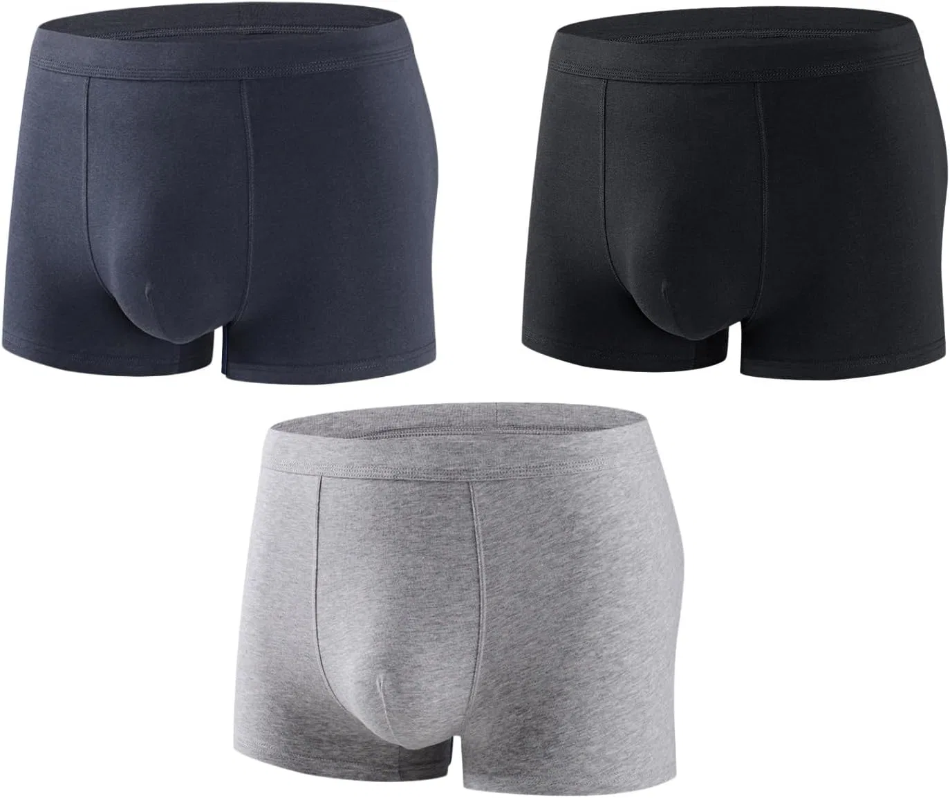 Трусы боксеры, впитывающие, хлопковые, 3pcs-f