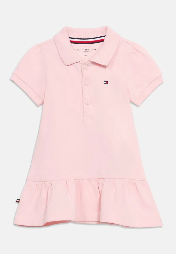 Платье-Рубашка поло с коротким рукавом из ткани пике. Tommy Hilfiger, Precious Pink — фото 3