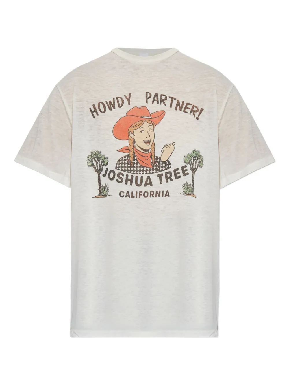 

Футболка с принтом Re/Done, белый