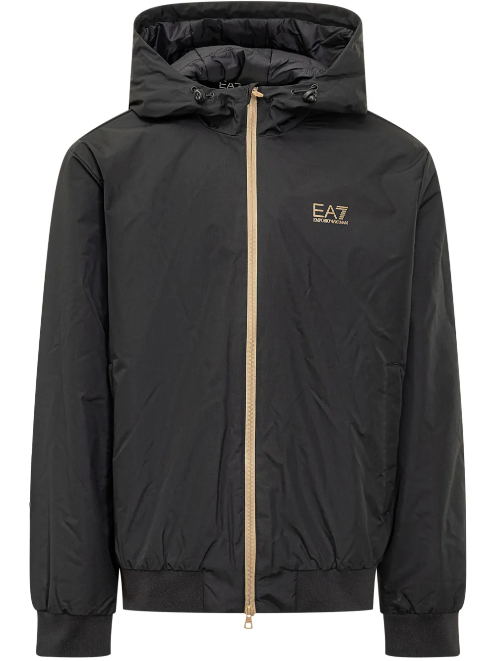 

Куртка на молнии с логотипом Ea7 Emporio Armani, черный