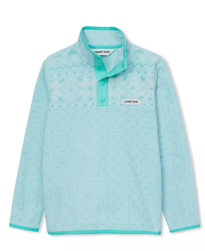 

Детская флисовая куртка на молнии Anyweather Lands' End, синий