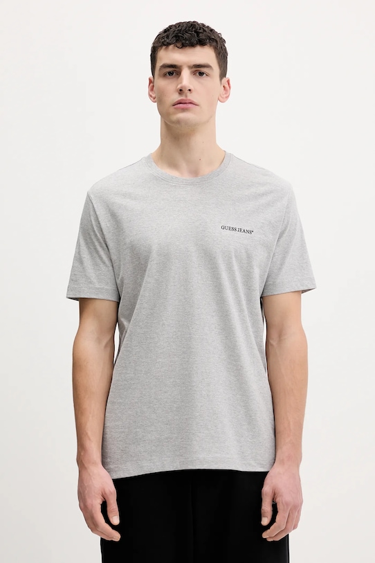

Хлопковая футболка Guess Jeans, серый