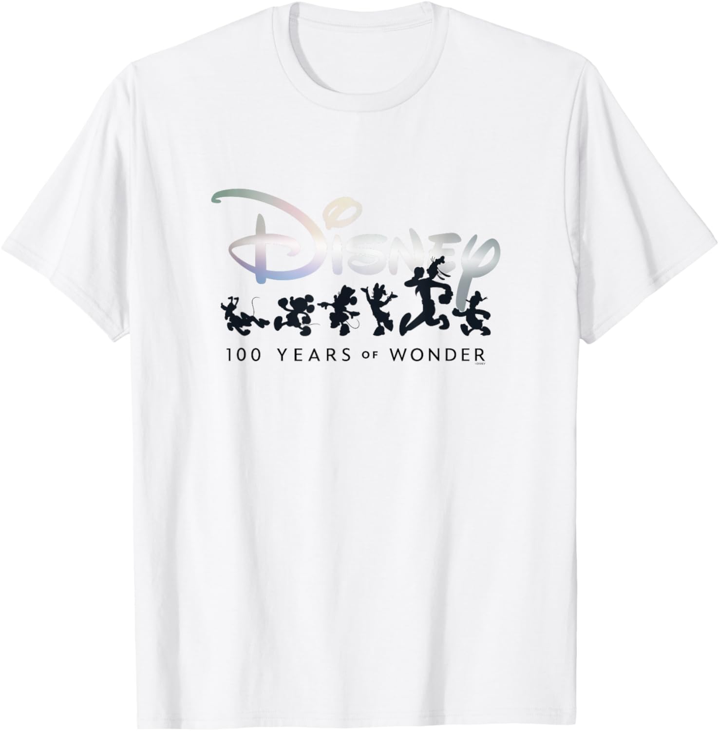 

Мужская футболка Disney с коротким рукавом «100 лет чудес: силуэты Микки Мауса и Пульса» (D100), синяя