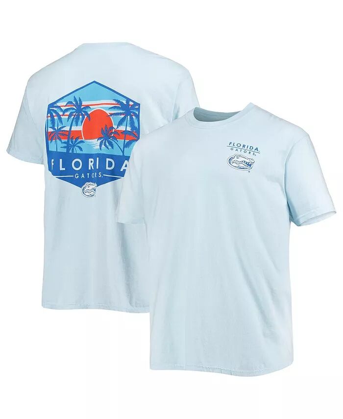 

Мужская светло-синяя футболка Florida Gators Landscape Shield Comfort Colors Image One