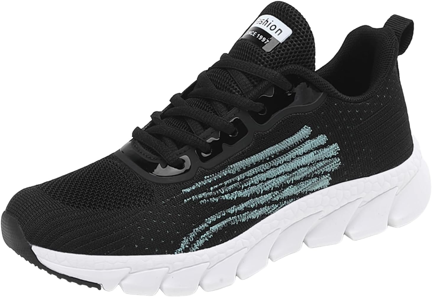 

Мужские кроссовки IWIHMIV, нескользящие, легкие спортивные кроссовки для бега, прогулок и тренировок, черный