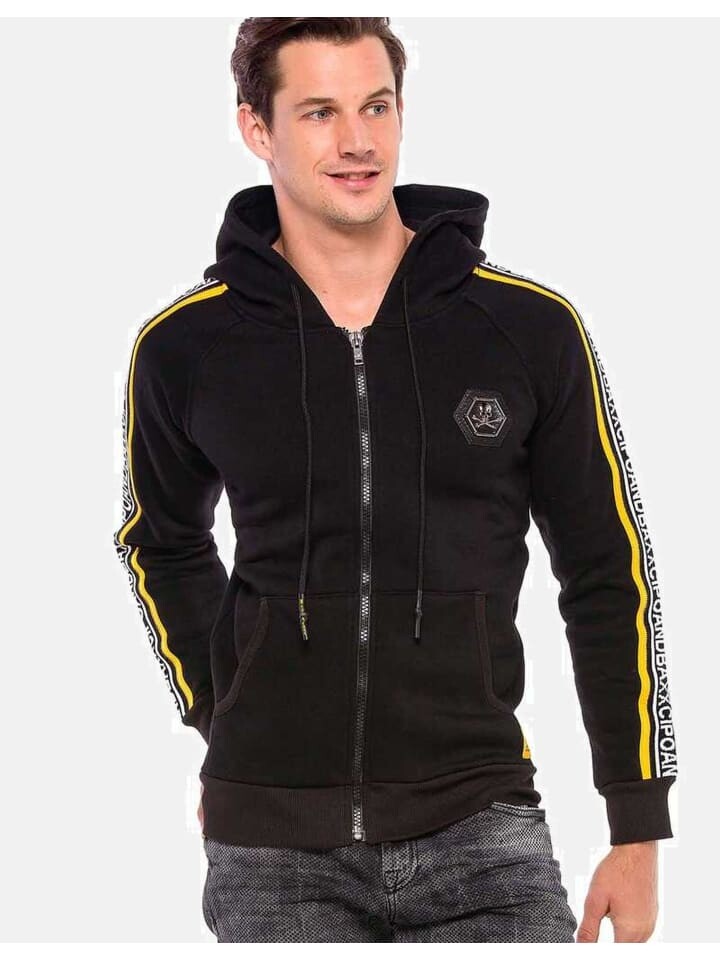 

Спортивная куртка Cipo & Baxx Sweatjacke, черный