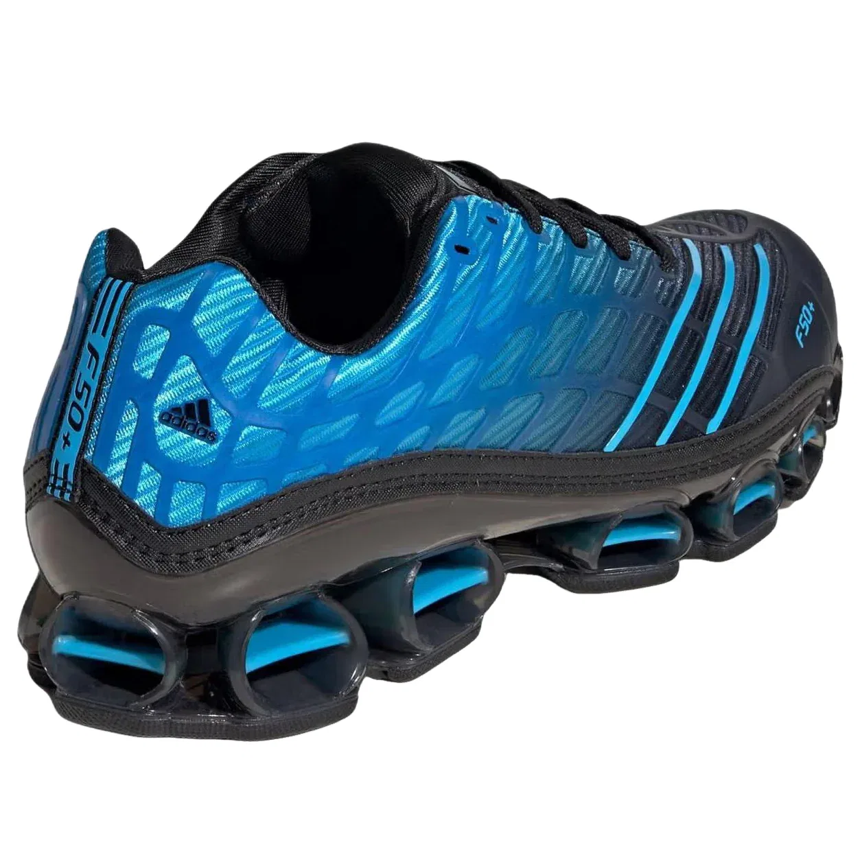 Кроссовки Adidas Megaride F50 'Black Lucid Aquamarine' KJ4419, синий — фото 3