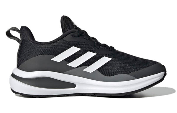 Кроссовки fortarun j 'black white' Adidas, черный — фото 2