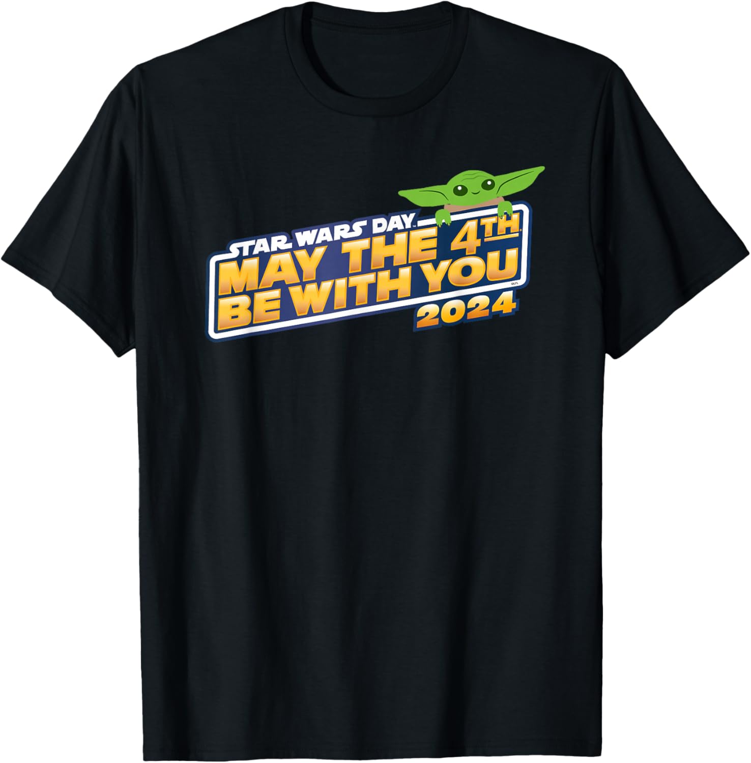 

Футболка Star Wars Glow Goo Star Wars Day May the 4th Be With You 2024, черная