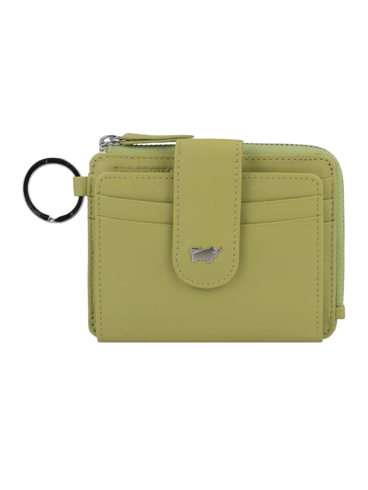 

Кошелек Braun Büffel Joy Kreditkartenetui RFID Schutz Leder 11 cm, цвет lemongrass