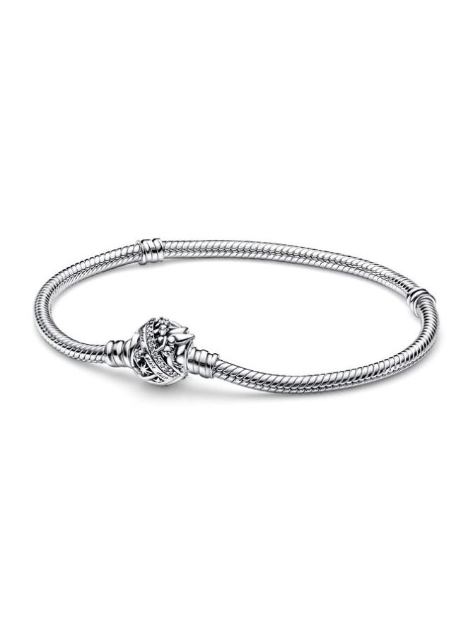 

Браслет Pandora Disney Tinker Bell Clasp Moments Snake Chain Bracelet, стерлинговое серебро