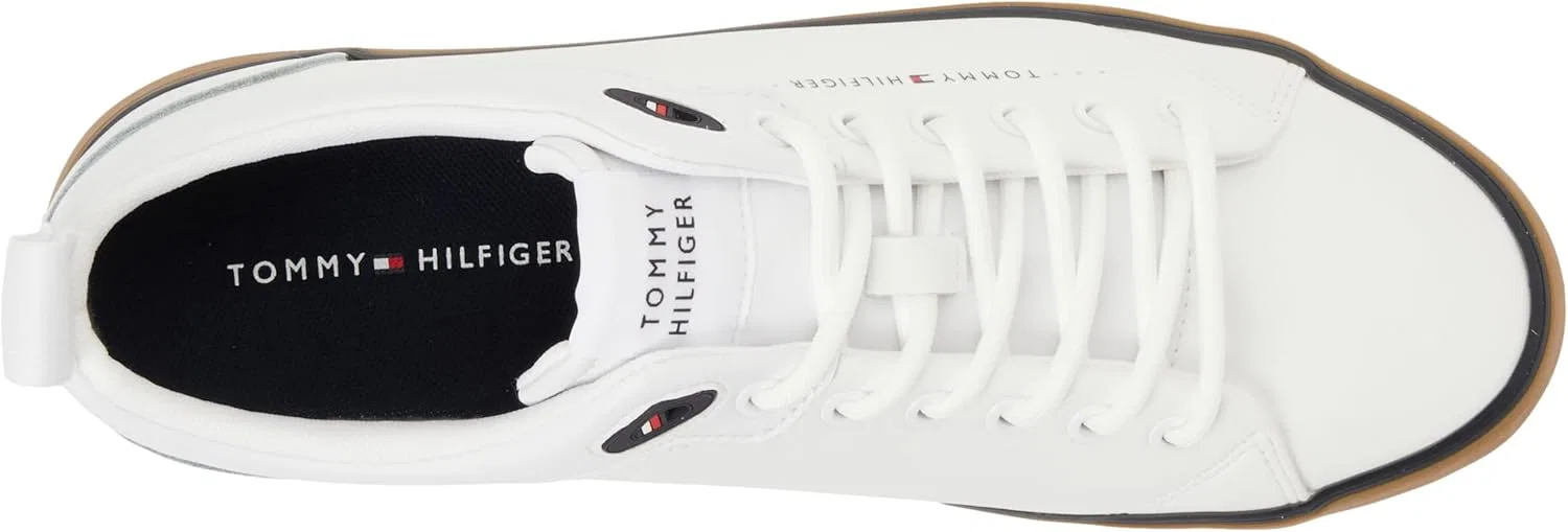 Мужские низкие бутсы Tommy Hilfiger Harlem Core LTH Mix Fm0fm05702, White — фото 3