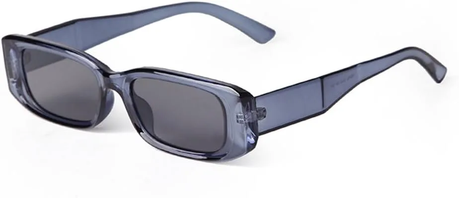 

Модные винтажные узкие прямоугольные солнцезащитные очки для женщин и мужчин, роскошные солнцезащитные очки в зеленой оправе для женщин TYUVIVO, C4 Light Gray Lens