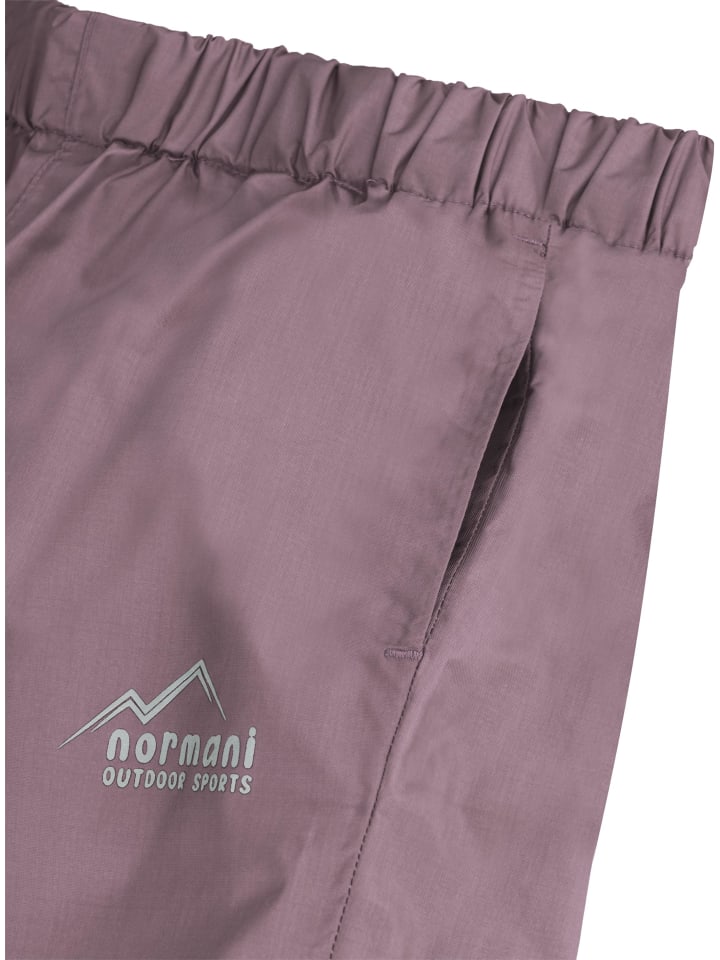 Normani Outdoor Sports Детские непромокаемые брюки Thurlow фиолетово-розового цвета — фото 4