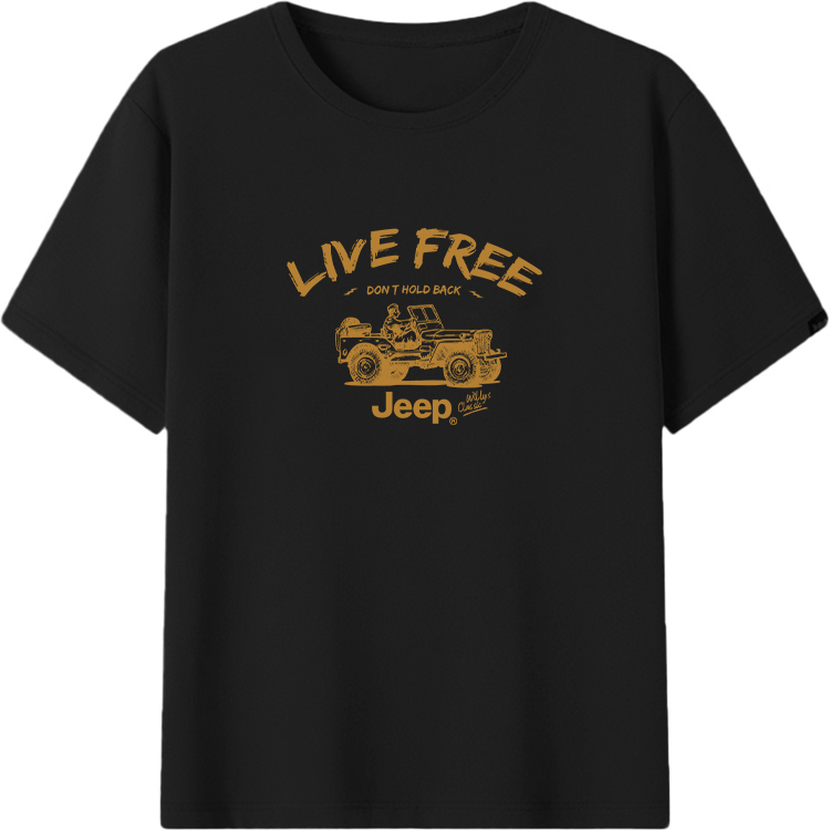 

Футболка Unisex Outdoor Luxury Collection Jeep, черный