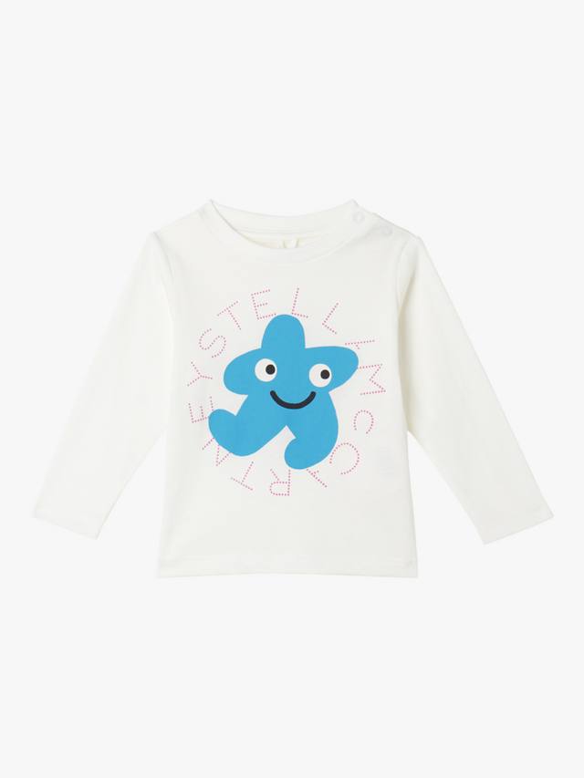 

Детская футболка с длинным рукавом Cotton Jersey Star Disc Stella McCartney Kids