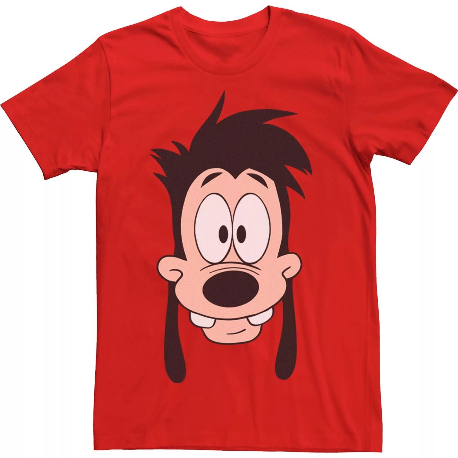 

Мужская футболка Disney A Goofy Movie Max с большим лицом Licensed Character, красный