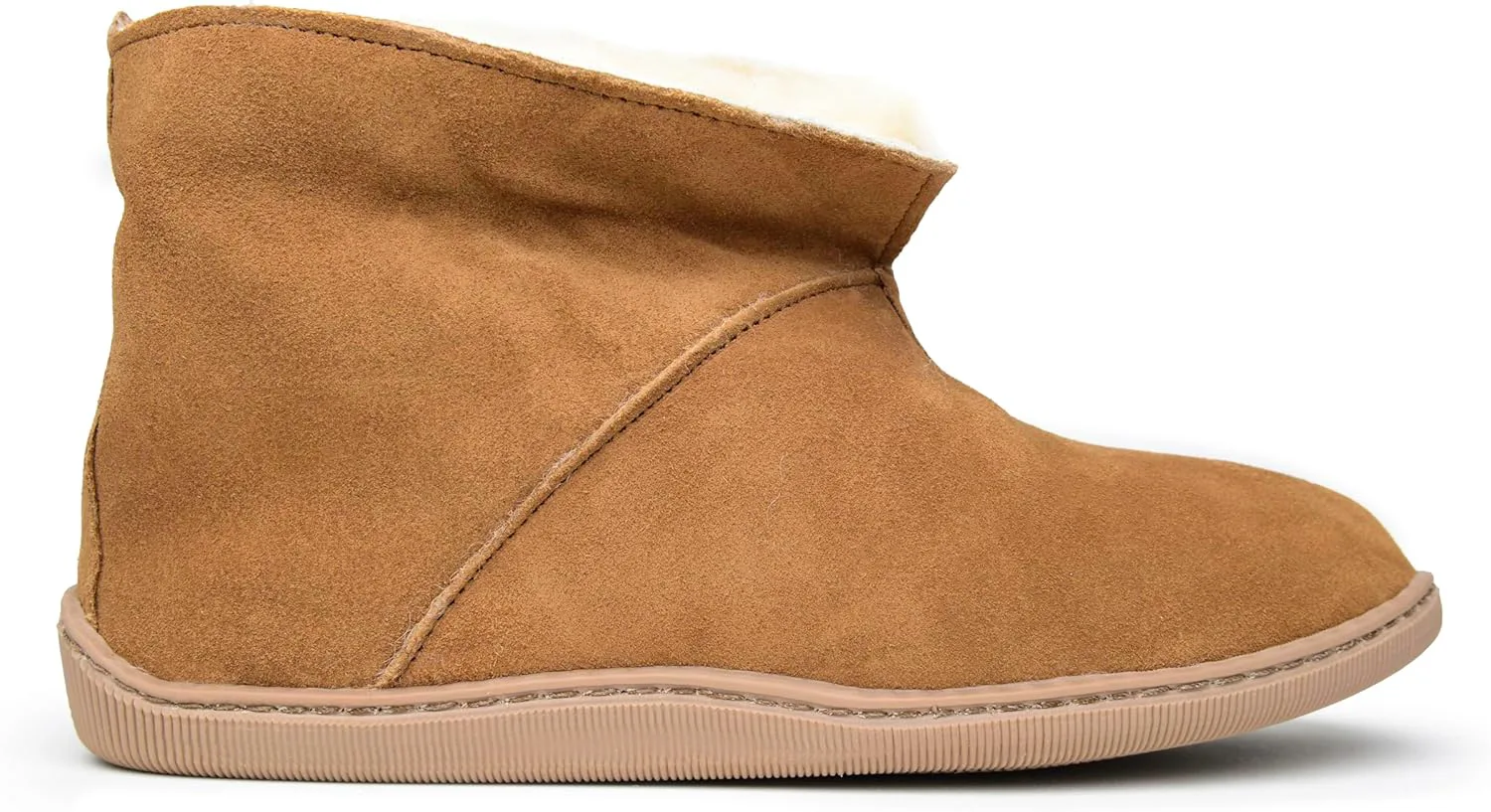 Мужские угги Minnetonka из овчины, золотой — фото 3
