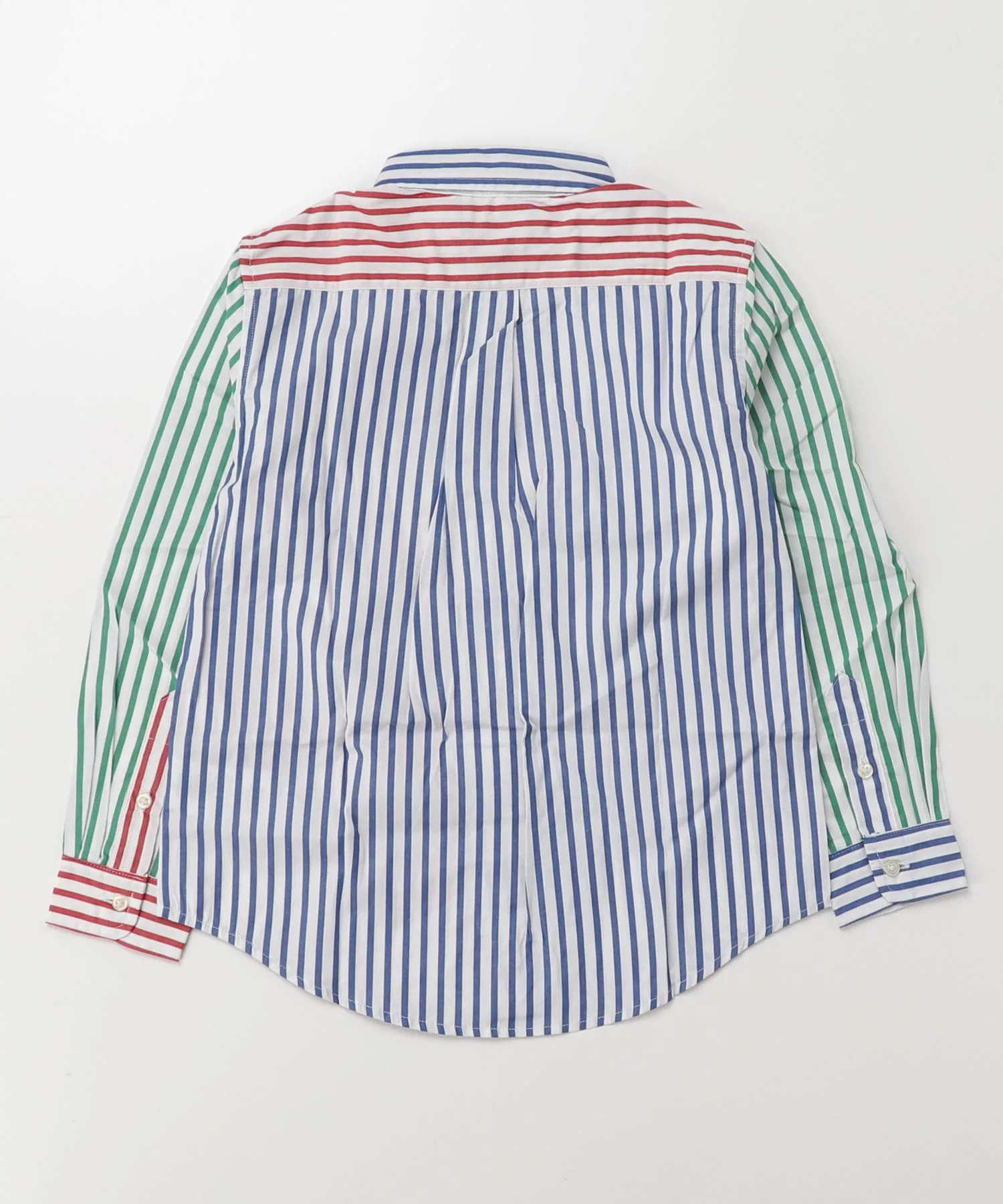 Детская рубашка POLO RALPH LAUREN CHILDRENSWEAR в полоску из хлопка — фото 4