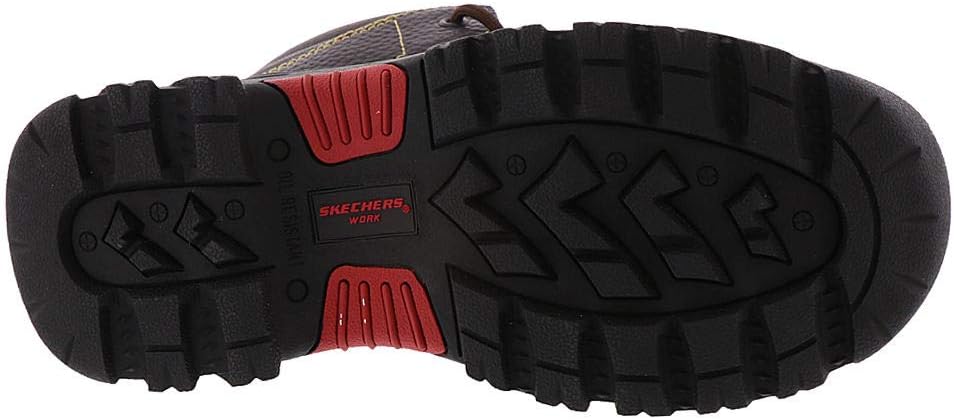 Мужские промышленные ботинки Skechers Burgin-Tarlac, коричневый — фото 4