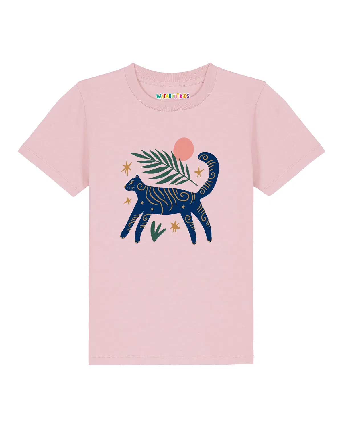 Футболка из органического хлопка Wat? Apparel, розовый — фото 2
