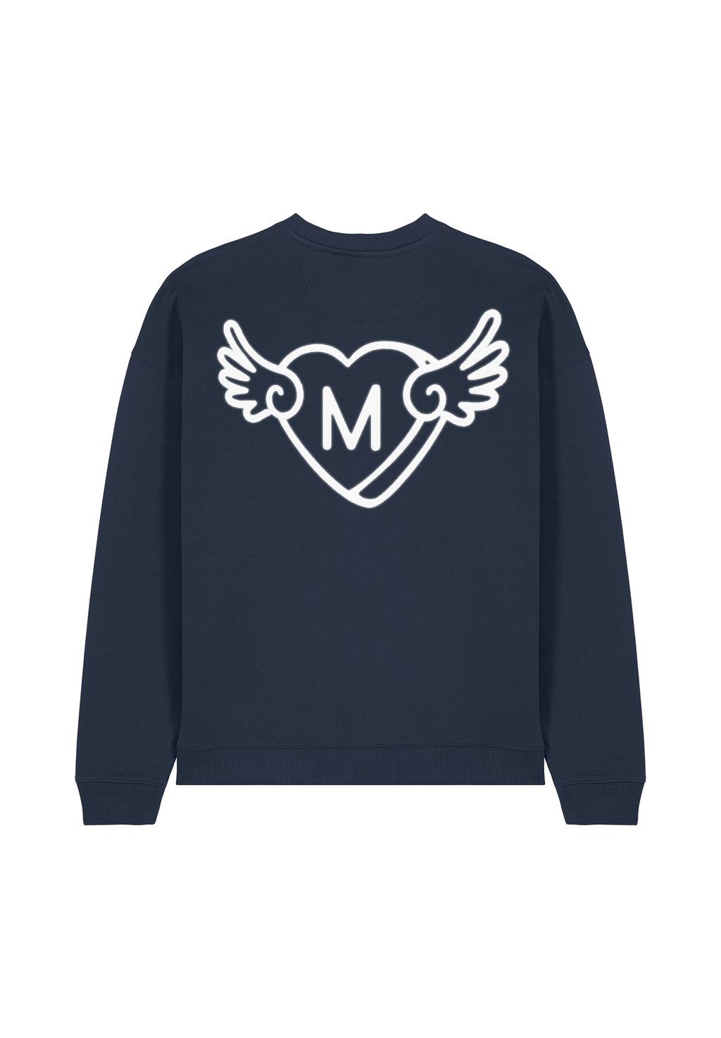 

Толстовка WINGS BACK EMBROIDERY UNISEX Mira Paris, металлик синий