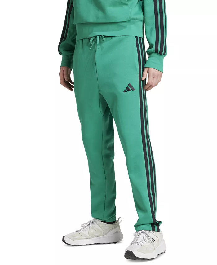 

Мужские базовые брюки Regular-Fit с тремя полосками Adidas, зеленый