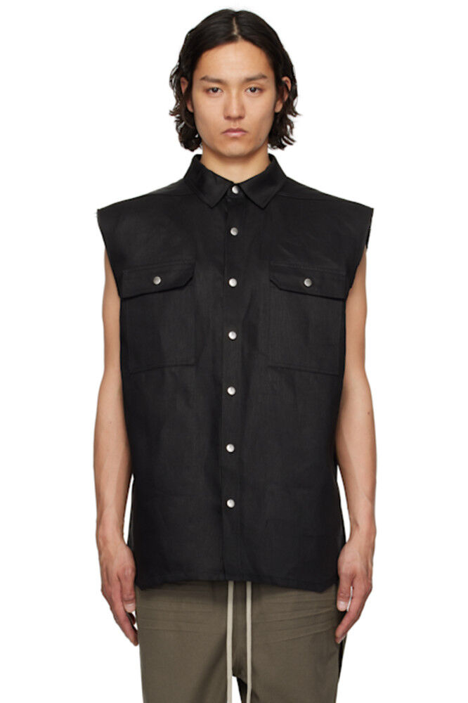

Черная рубашка Hollywood Jumbo SL Rick Owens