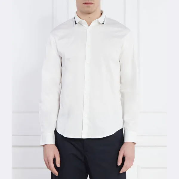

Рубашка стандартного кроя Armani Exchange, белый