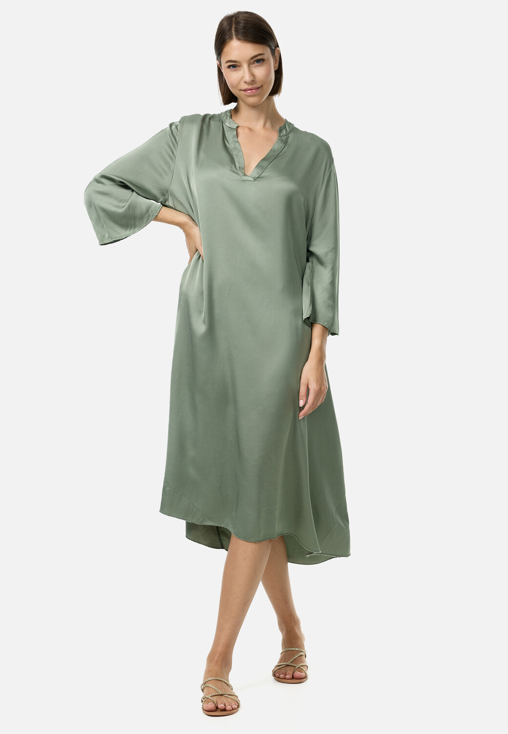 

Платье PM SELECTED Satin Maxi, оливковый