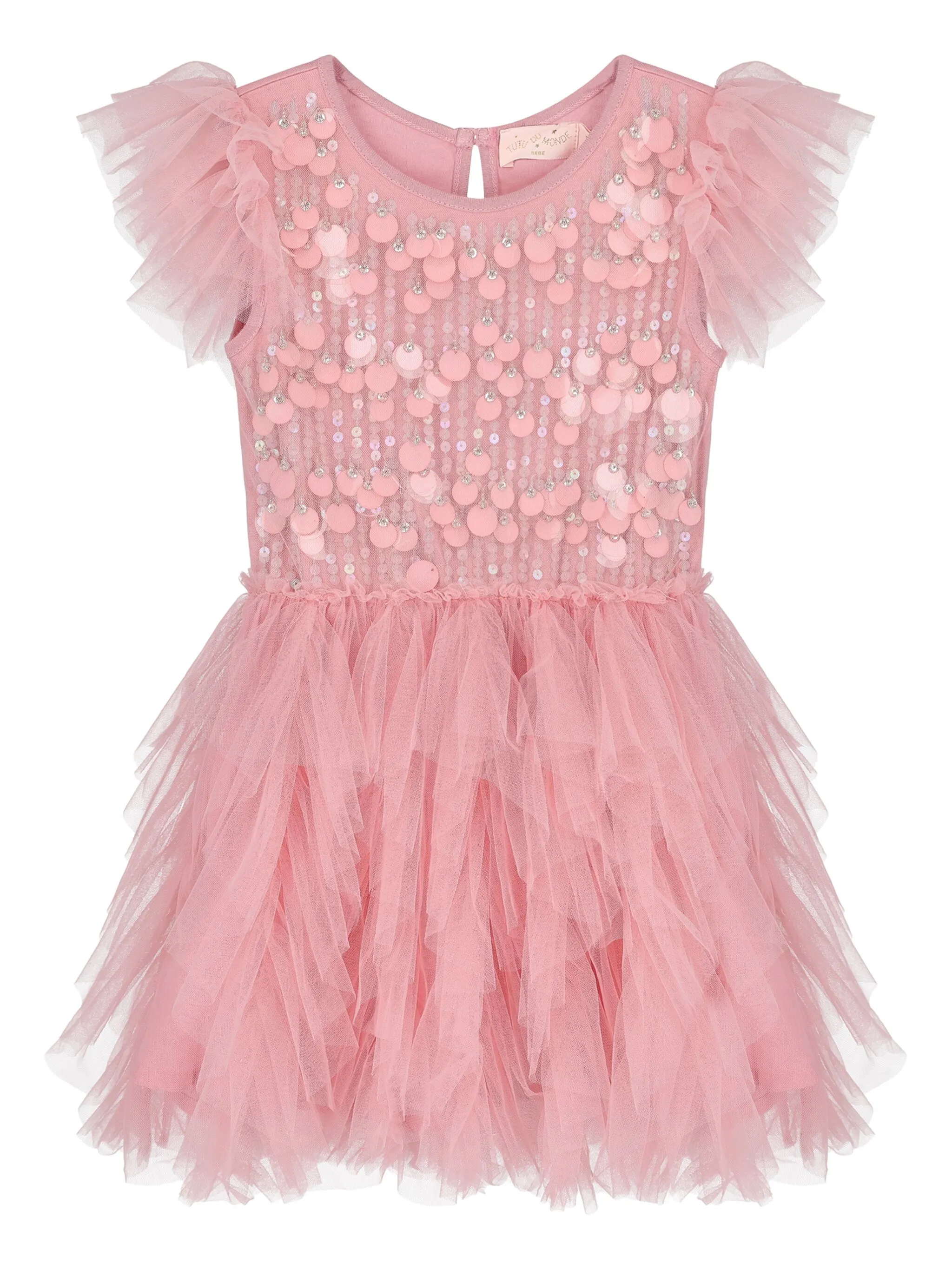 

Платье из тюля с пайетками Tutu Du Monde, розовый